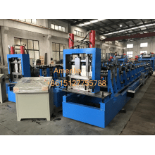 Steel roof purlin roll forming machine