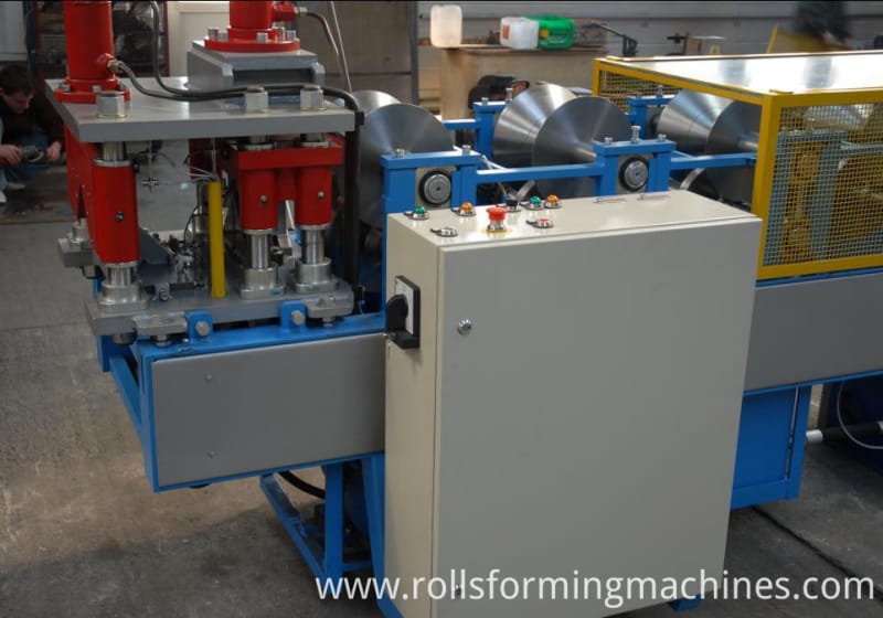 lows matel roofing cost and ridge cap making machine 05